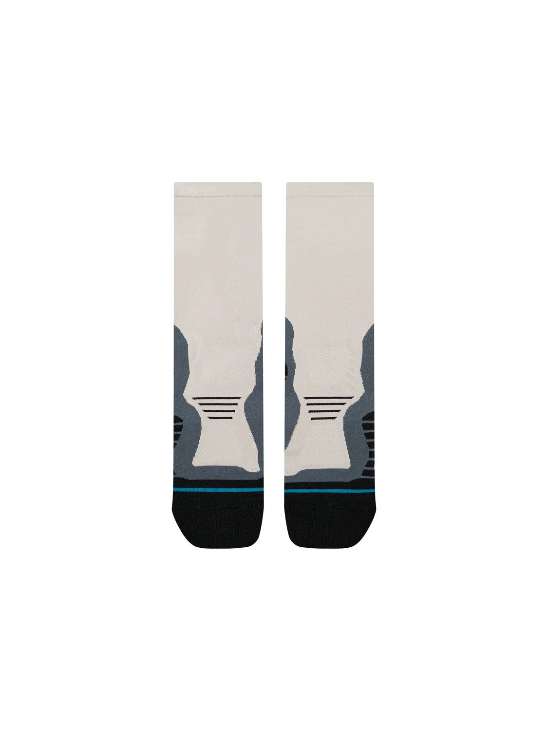 Stance Socks: Pace Light Crew - Light Grey