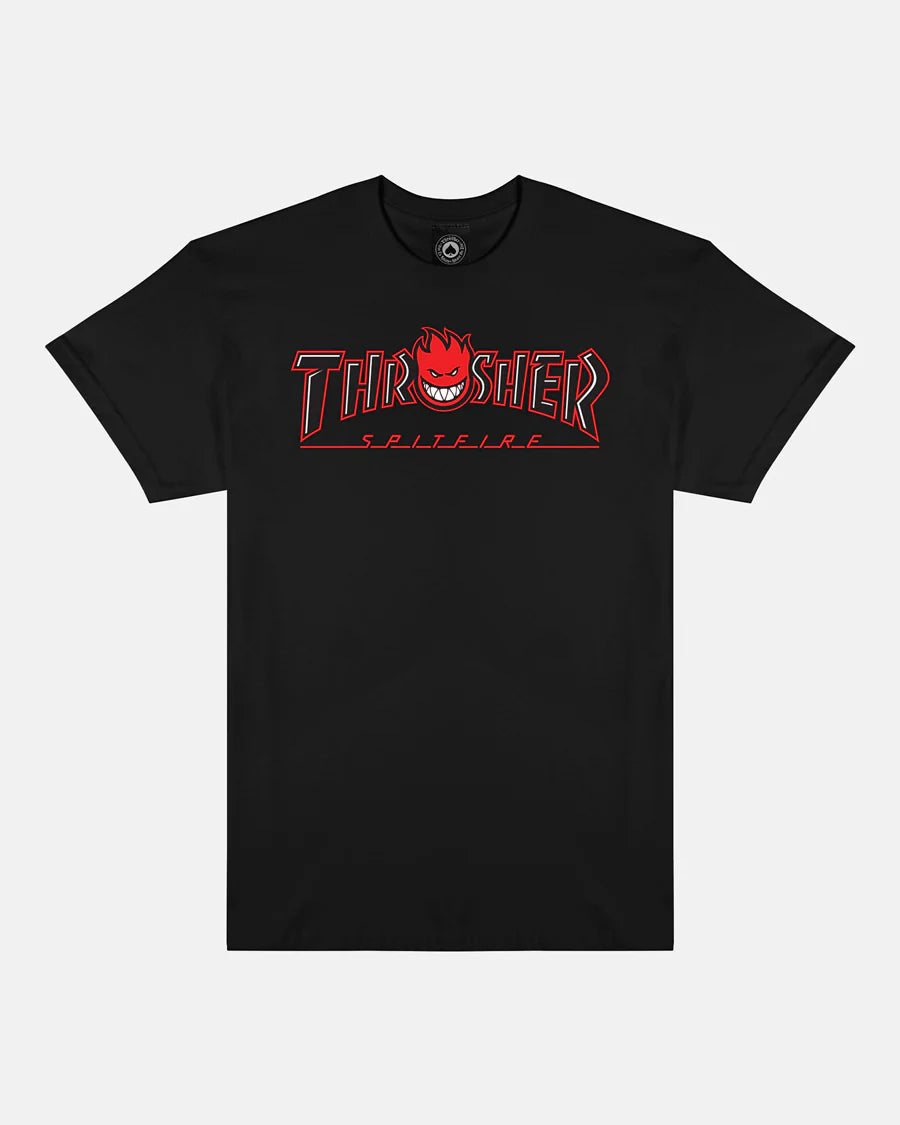 Thrasher x Spitfire: Big Head Outline