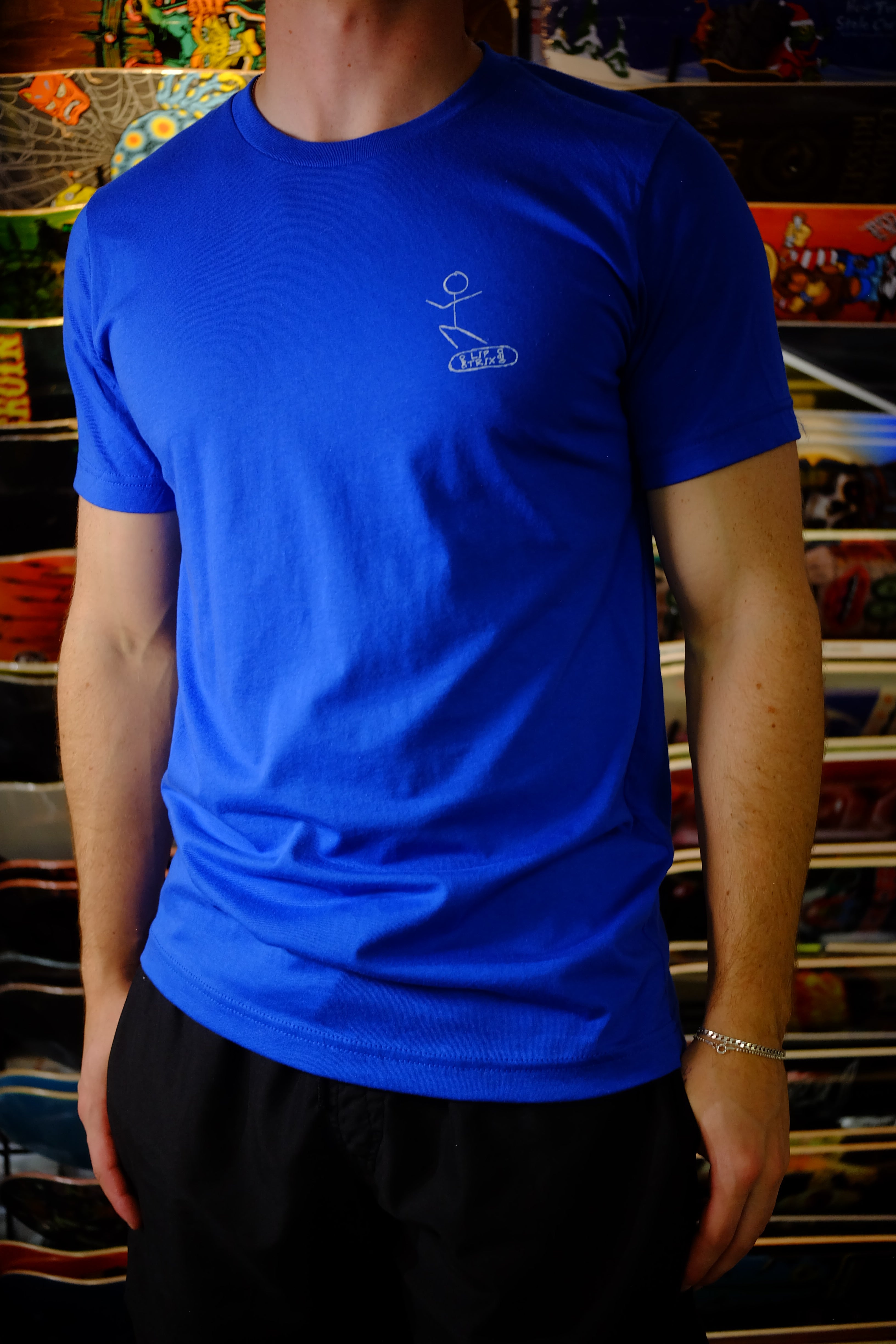 Lip Trix:  Stick Figure Logo Tee - Assorted Colors