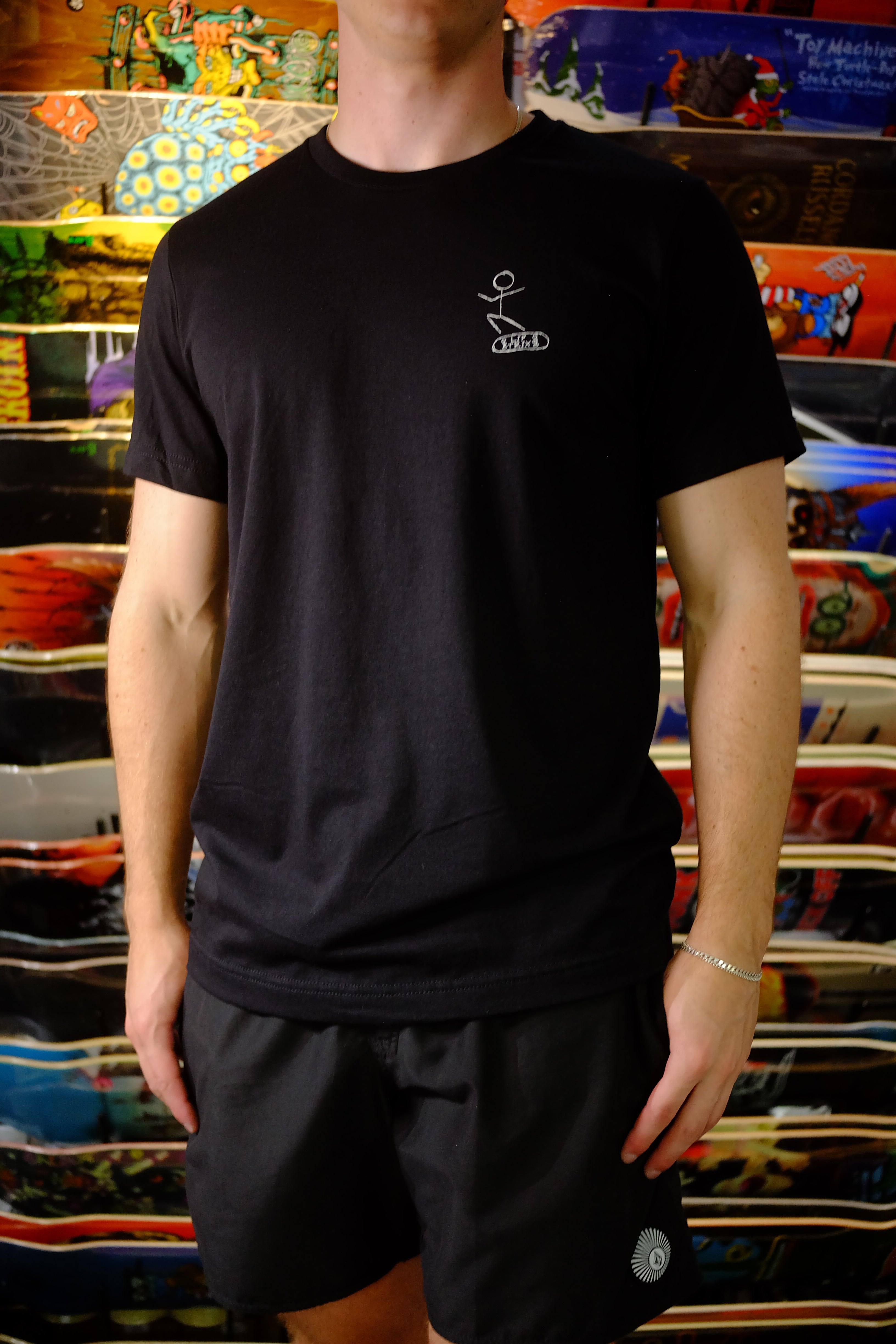 Lip Trix:  Stick Figure Logo Tee - Assorted Colors