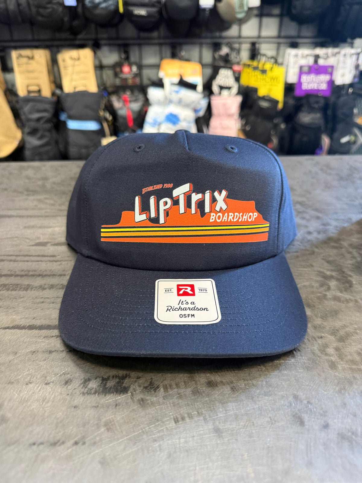 Lip Trix Boardshop: Red Mountains Trucker Hat