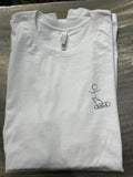 Lip Trix Shop Tee - Stick Figure Logo (White)