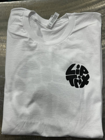 Lip Trix Shop Tee - Circle Logo (White)