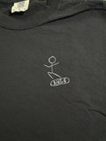 Lip Trix Shop Tee - Stick Figure - Black (Comfort Color)