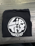 Lip Trix Shop Tee - Circle Logo - Black (Comfort Color)