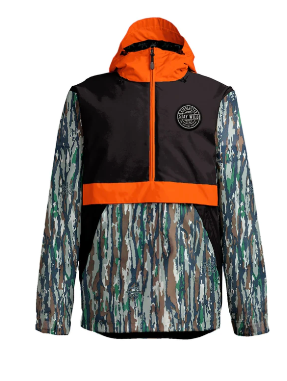 AirBlaster: Trenchover Jacket - Realtree Original/Orange/Black