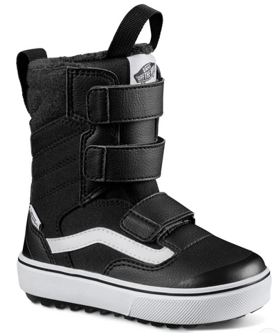Vans Snowboard Boots: Y Juvie Mini Black/White