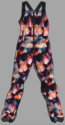 Burton: Womens Reserve Stretch Bib - Floral Blur