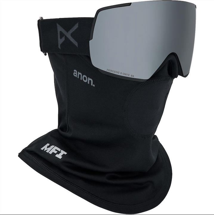 Anon Goggles: M5 Goggles + MFI Mask 2026 - Smoke/Perceived Sunny Onyx