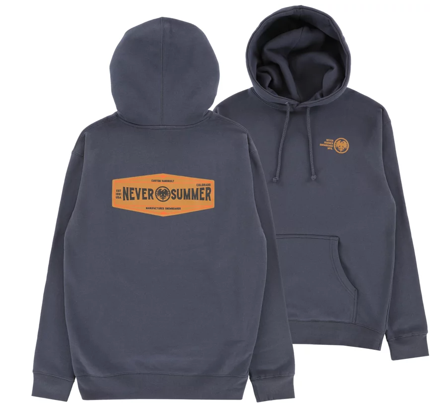 Never Summer: Handbuilt Hoodie - Slate Blue