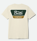 Brixton: Linwood T-Shirt - Cream
