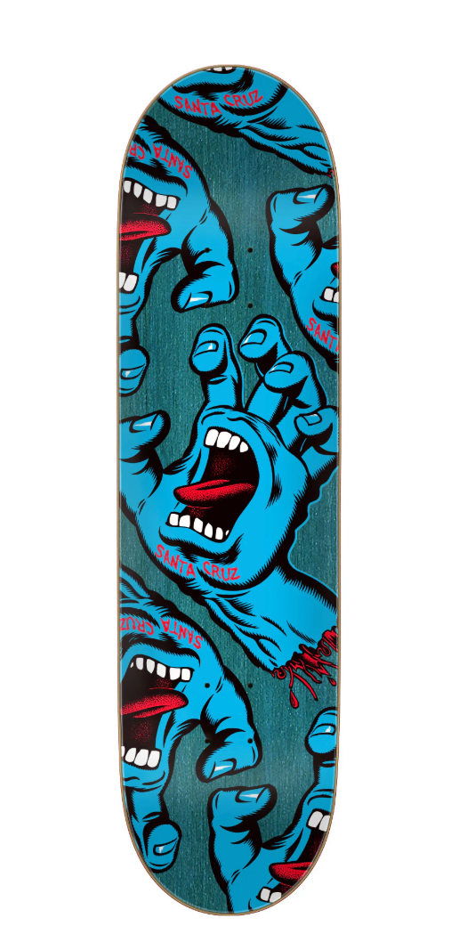 Santa Cruz Skateboards: 8.25 Crowded Hand Deck
