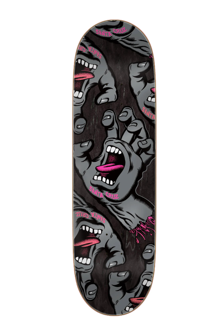 Santa Cruz Skateboards: 9" Crowded Hand Deck
