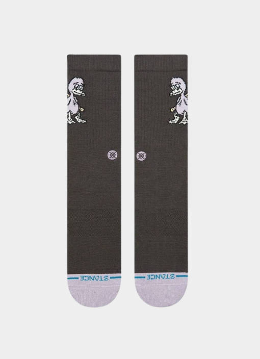 Stance Socks: Lights Out Crew - Charcoal