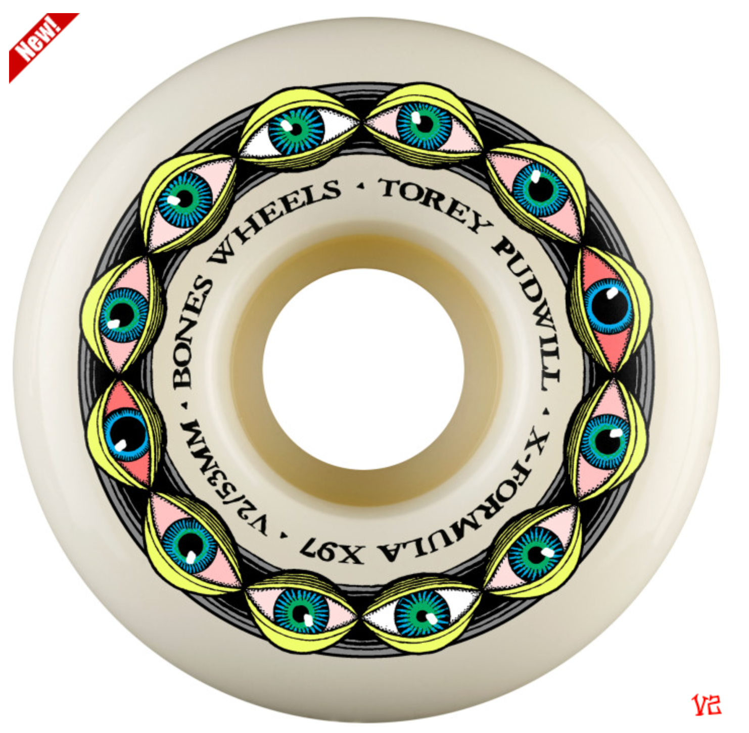 Bones Wheels: Pudwill Frying Eyes V2 Locks 97A