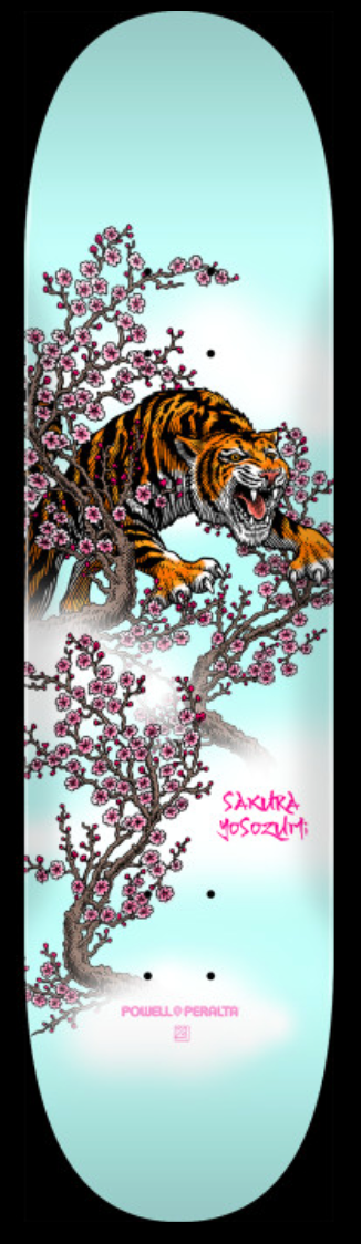 Powell Peralta: Yosozumi Tiger Deck Light Blue