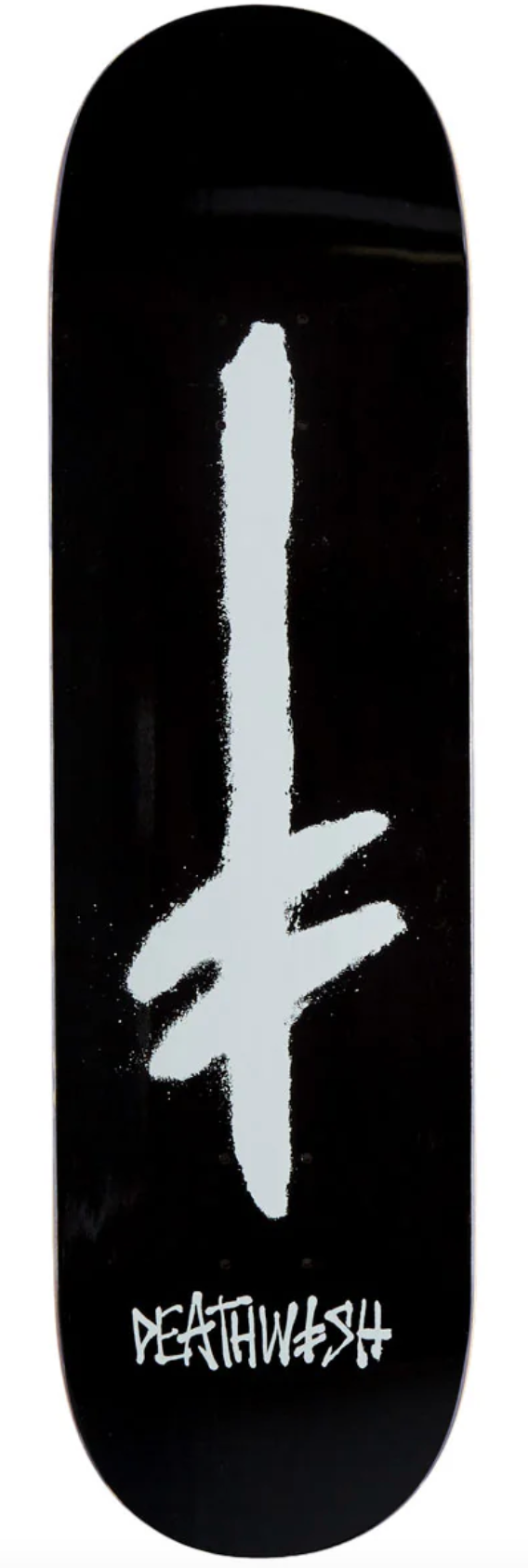 Deathwish Skateboards: Gang Spray Blk/White Deck