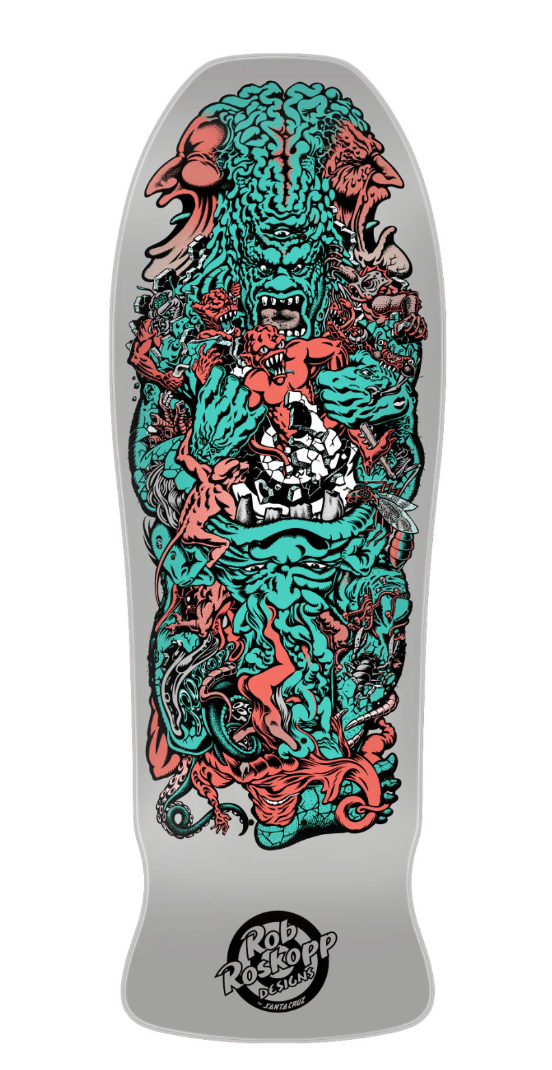 Santa Cruz: 10.22in Rob Roskopp Five Reissue Deck