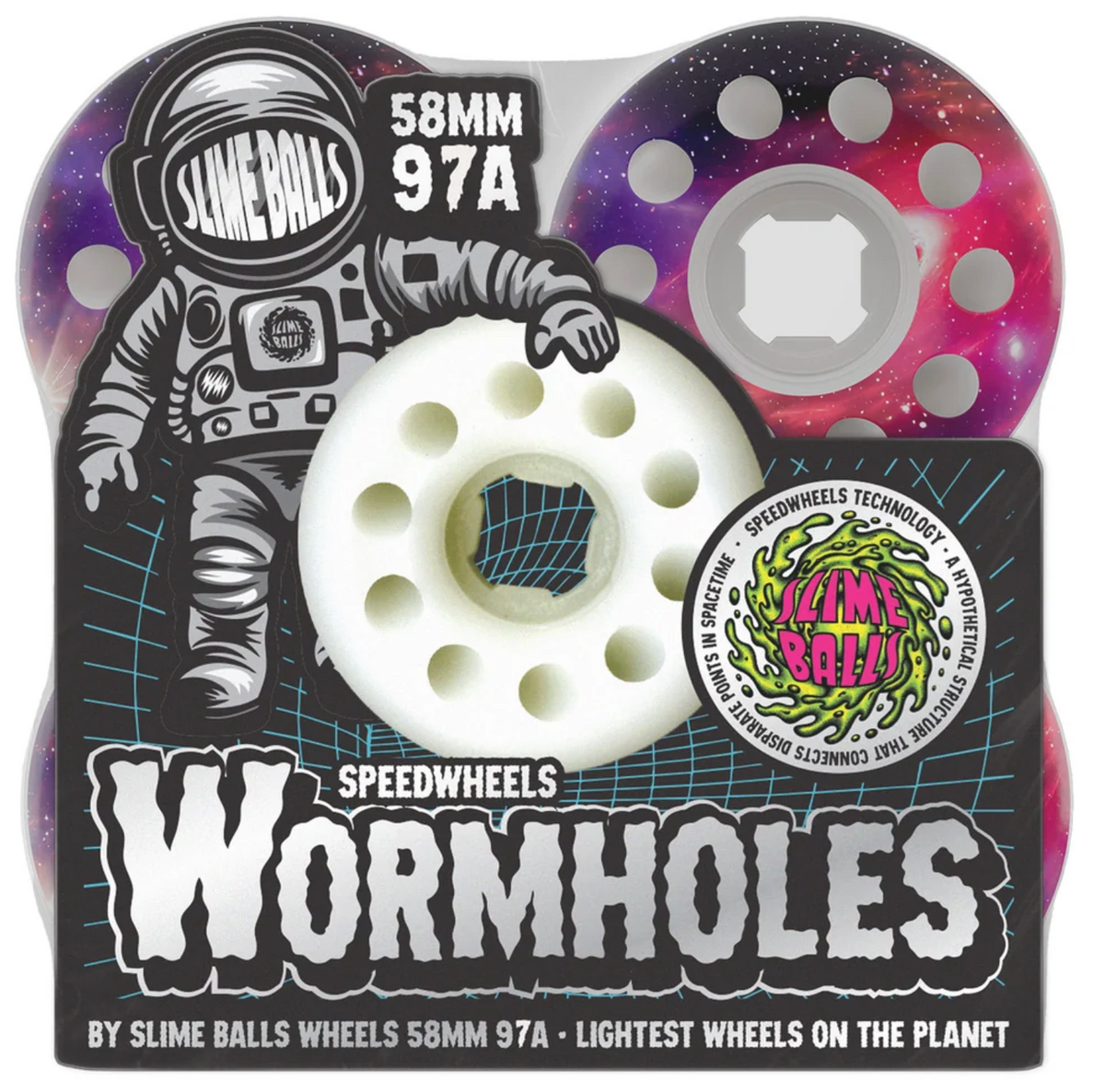 Slime Balls: 58mm Worm Holes 97a Wheels