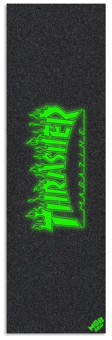 MOB: Thrasher Flame Glow Logo Grip Tape