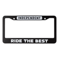 Independent Bar Logo License Plate Frame - Black