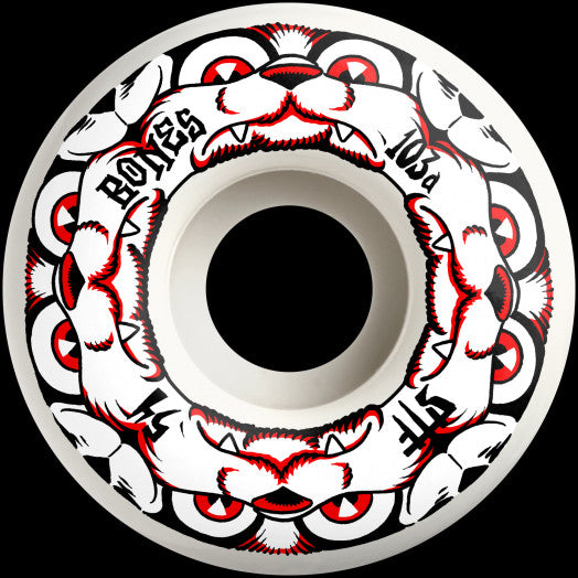 Bones Wheels: 4 Dog Night 54mm V4 Wide STF 103a