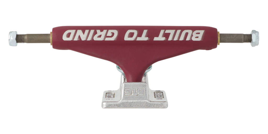 Independent Stage 11 BTG Speed Burgundy Silver Trucks