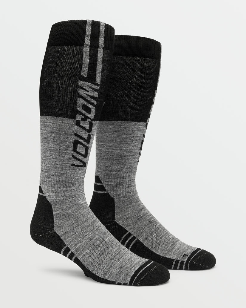 Volcom: Splitz Wool Blend OTC Sock - Heather Grey
