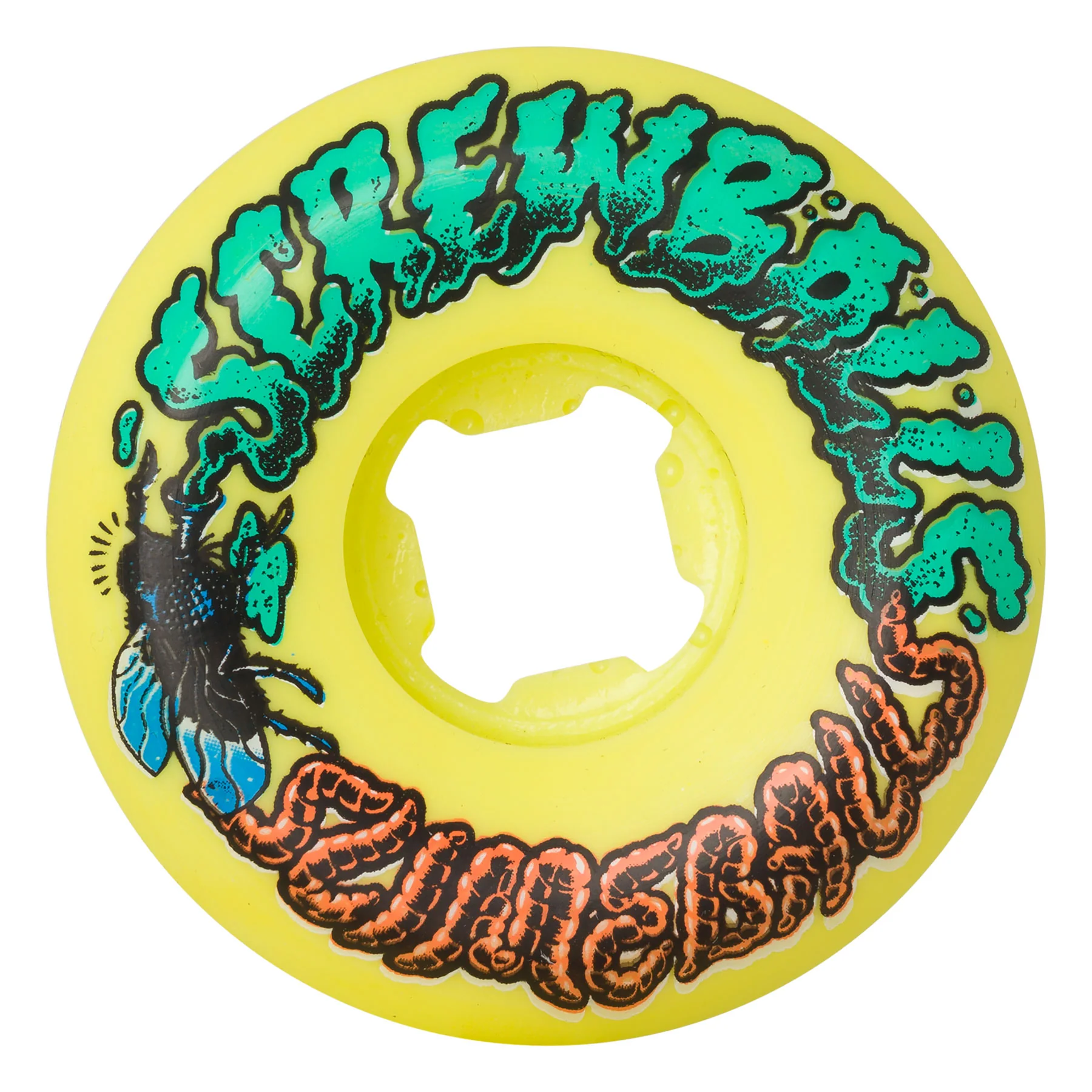 Slime Balls: 54mm Screw Balls Speed Balls - Yellow 99a