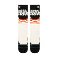 Stance Snow: Crab Grab Mid Polly - Cream