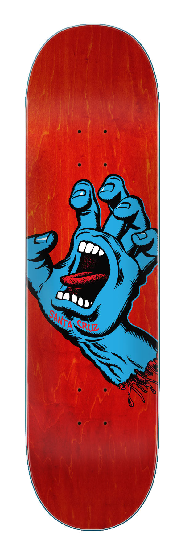 Santa Cruz Skateboards: 8.0 Screaming Hand Deck