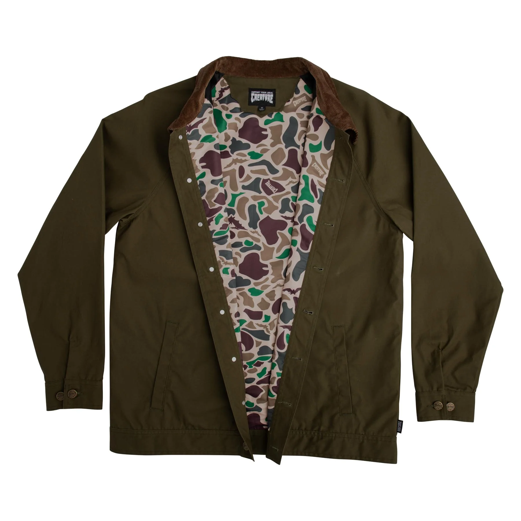 Creature Skateboards: Hunter Waxed Canvas Chore Jacket