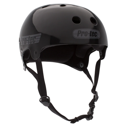 Pro-Tec: Old School Certified Helmet - Matte Black Reflective Bucky