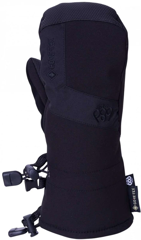 686 YOUTH: GORE-TEX Linear Mitt - Black 2024