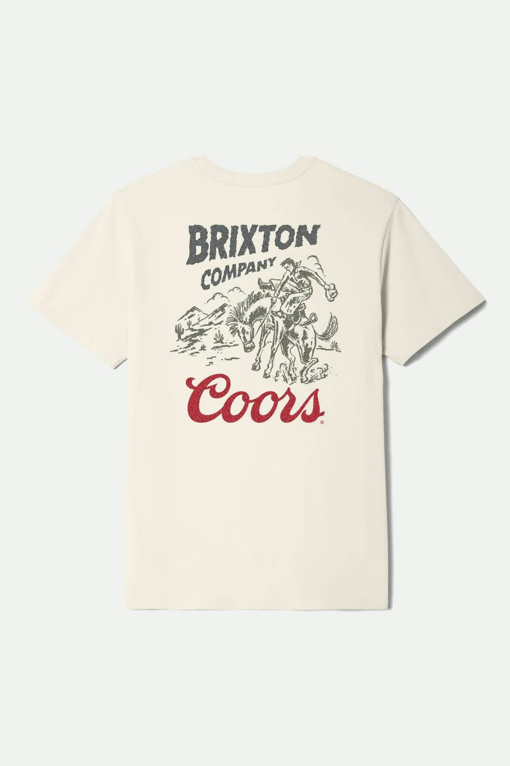 Brixton x COORS Canyon T-Shirt - Cream