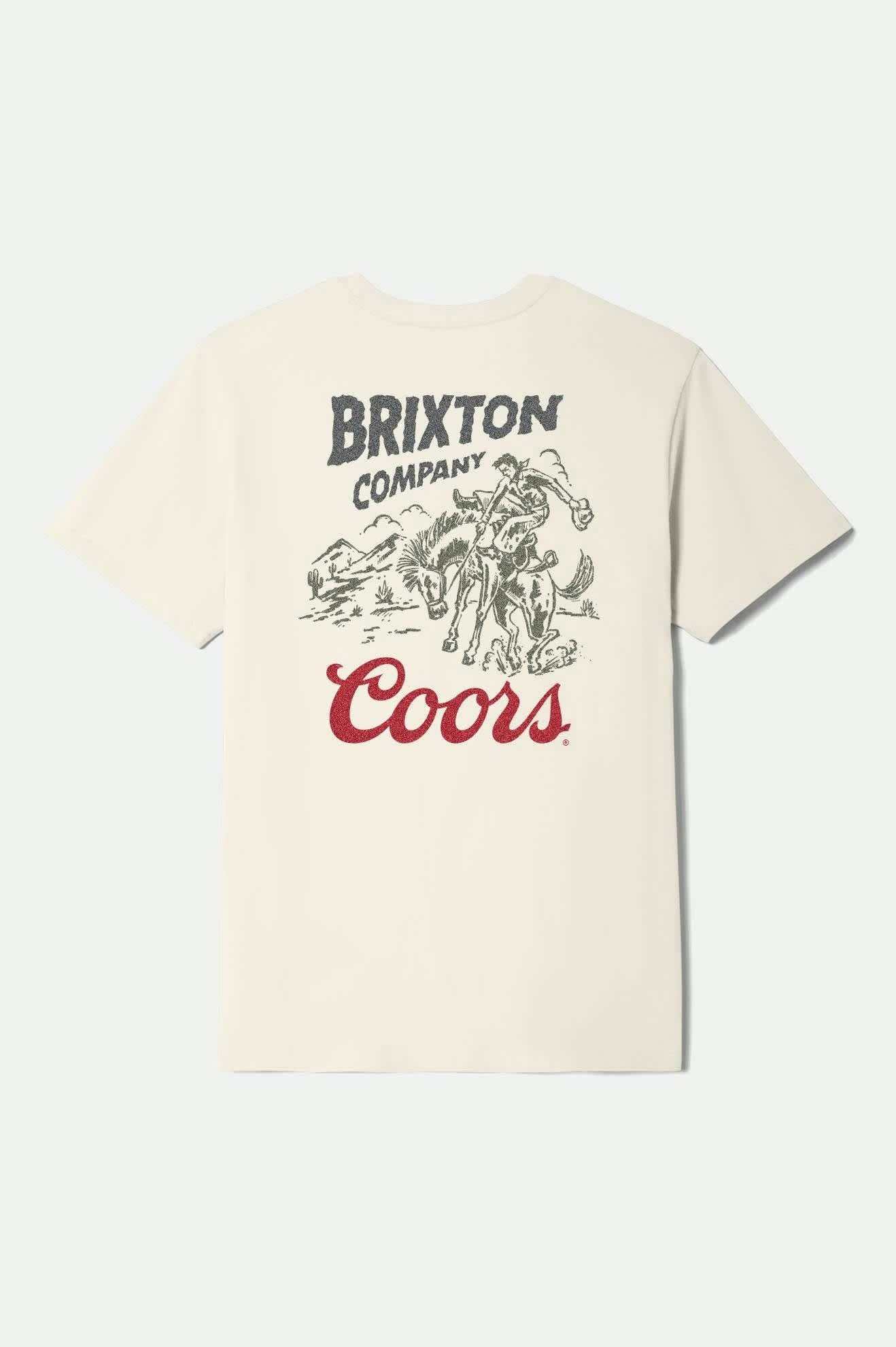 Brixton x COORS Canyon T-Shirt - Cream