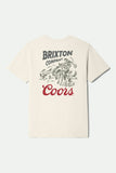 Brixton x COORS Canyon T-Shirt - Cream