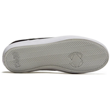 Opus Footwear: Honey Slip - Black Suede / White