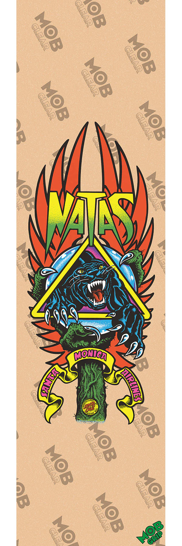 Graphic Mob: Natas Panther Clear Grip Tape