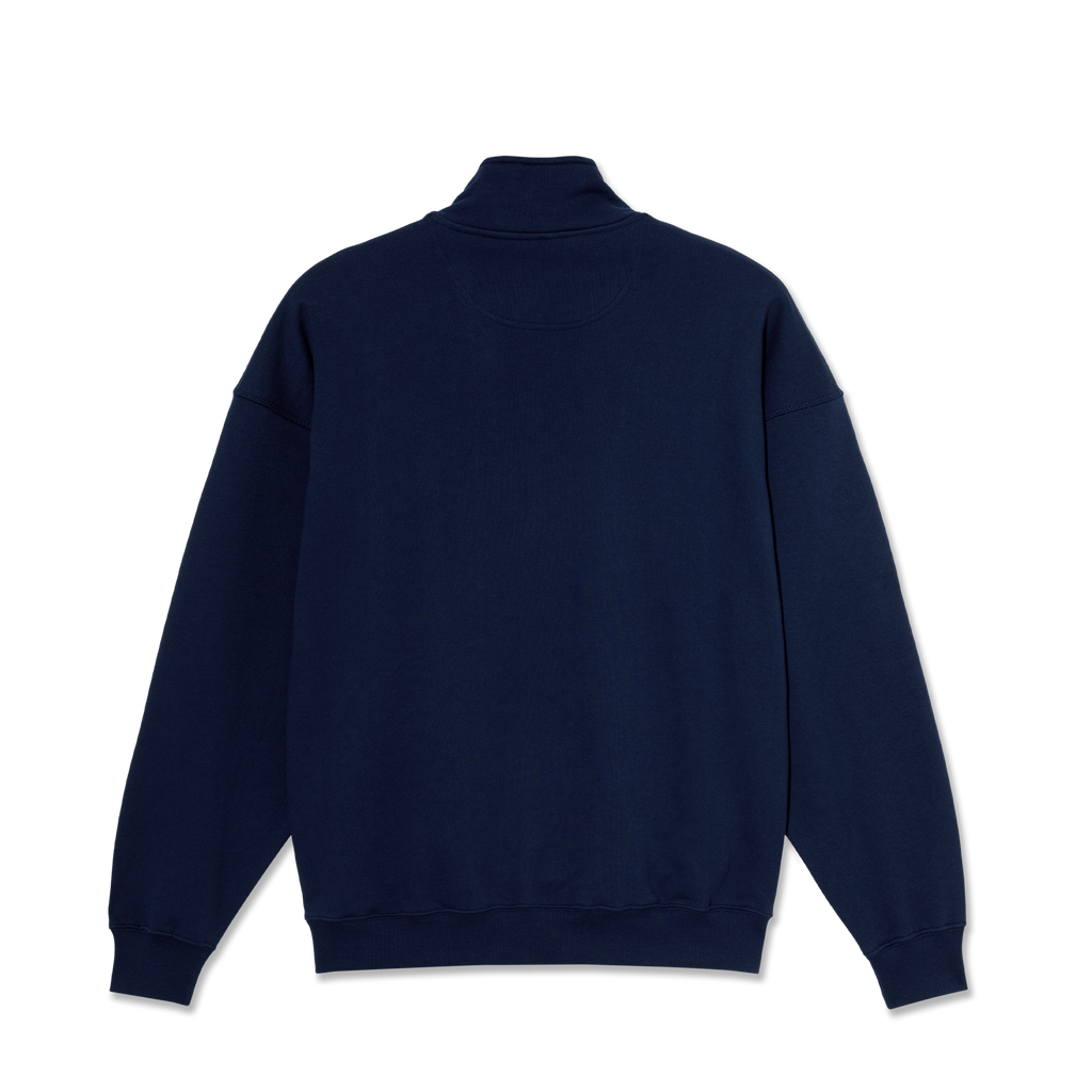 Polar Skate Co. Frank Half Zip Sweatshirt - Dark Blue