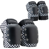 Pro-Tec Elbow/Knee Combo Pack - Checkered - Open Back