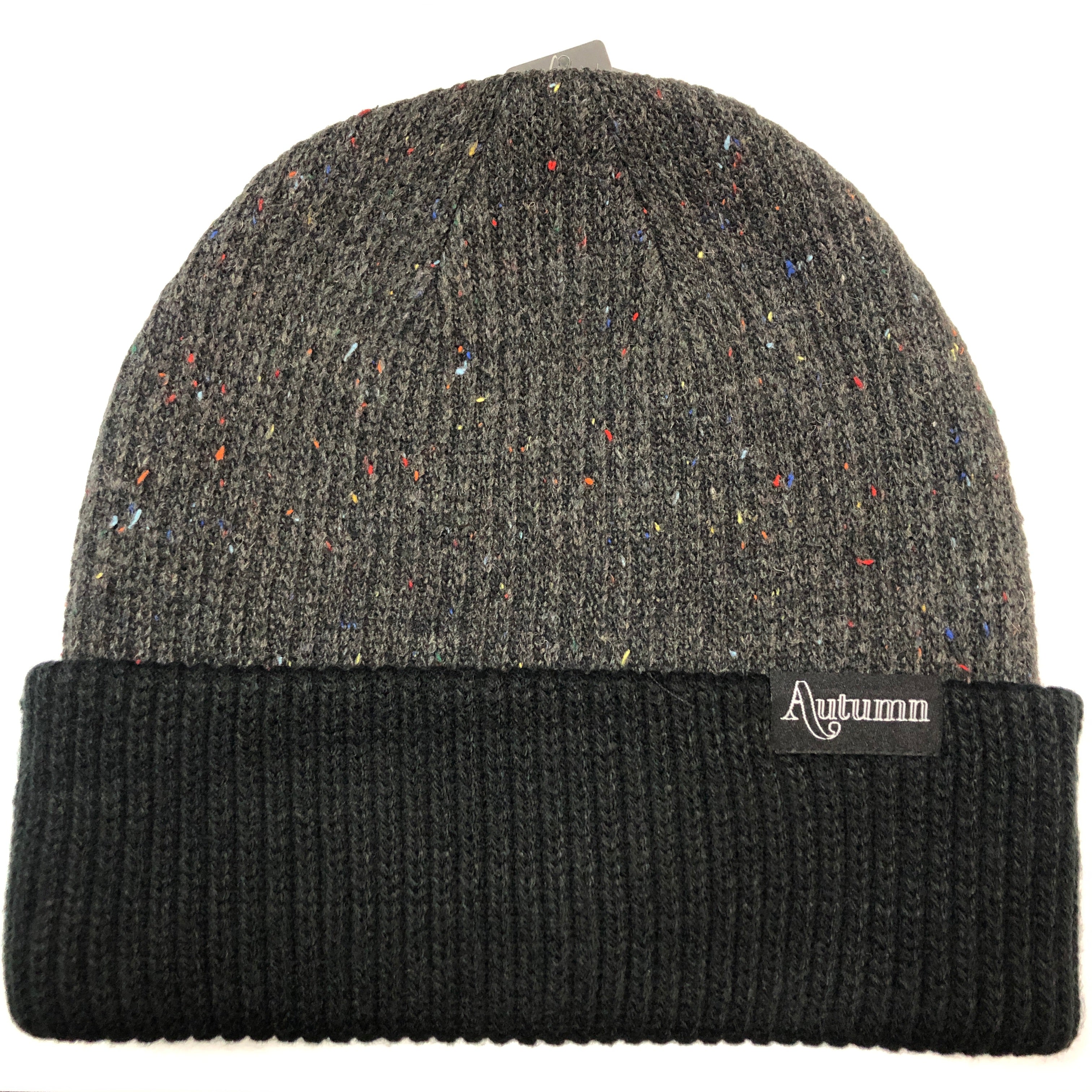 Autumn Speckled Beanie - Black