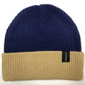 Autumn Select Blocked Beanie - Navy
