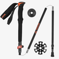 Union Bindings: Aluminum Touring Poles - Orange