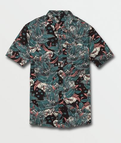 Volcom Nada Floral S/S - Black