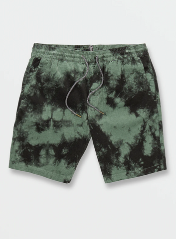 Volcom Frickin Mix Elastic Waist Short 19 - Dark Forest