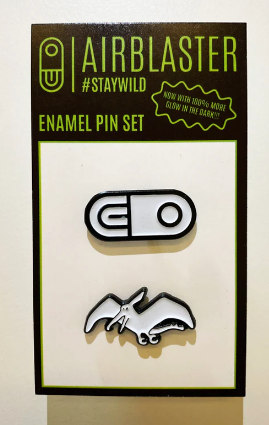 Airblaster: Glow in the Dark Duo Pin Set