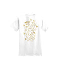 Real Skateboards Cat Scratch Tee White/Gold