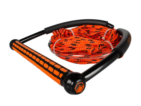 Liquid Force: TR9 Handle w/65' Static Line - Orange